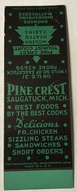 Pine Crest Cabins - Matchbook (newer photo)